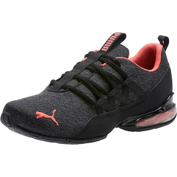 Tenis de entrenamiento para mujer Riaze Prowl, Puma Black-Spiced Coral, extralarge